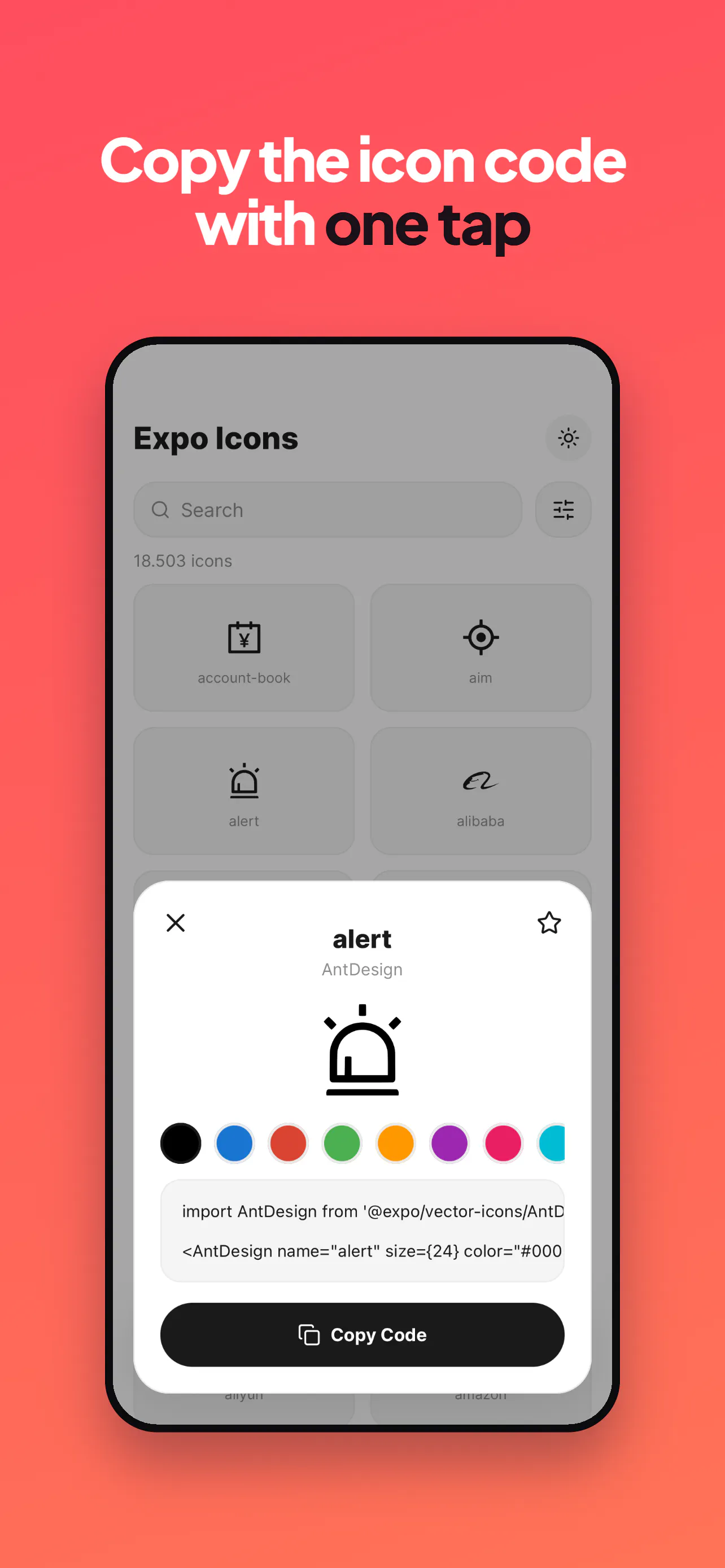 Icon Finder for Expo gallery image