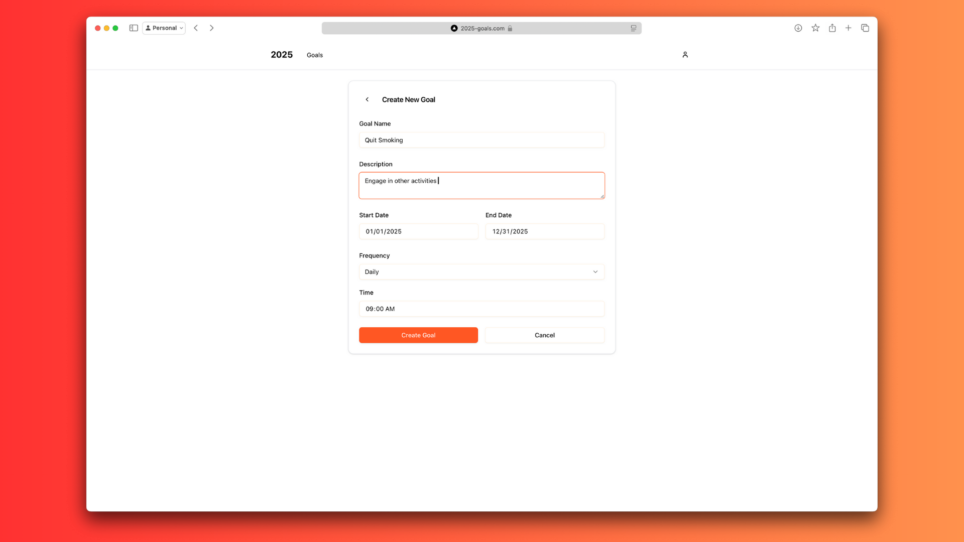2025 GOALS gallery image