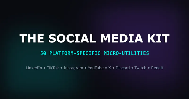 The Social Media Kit screenshot 1