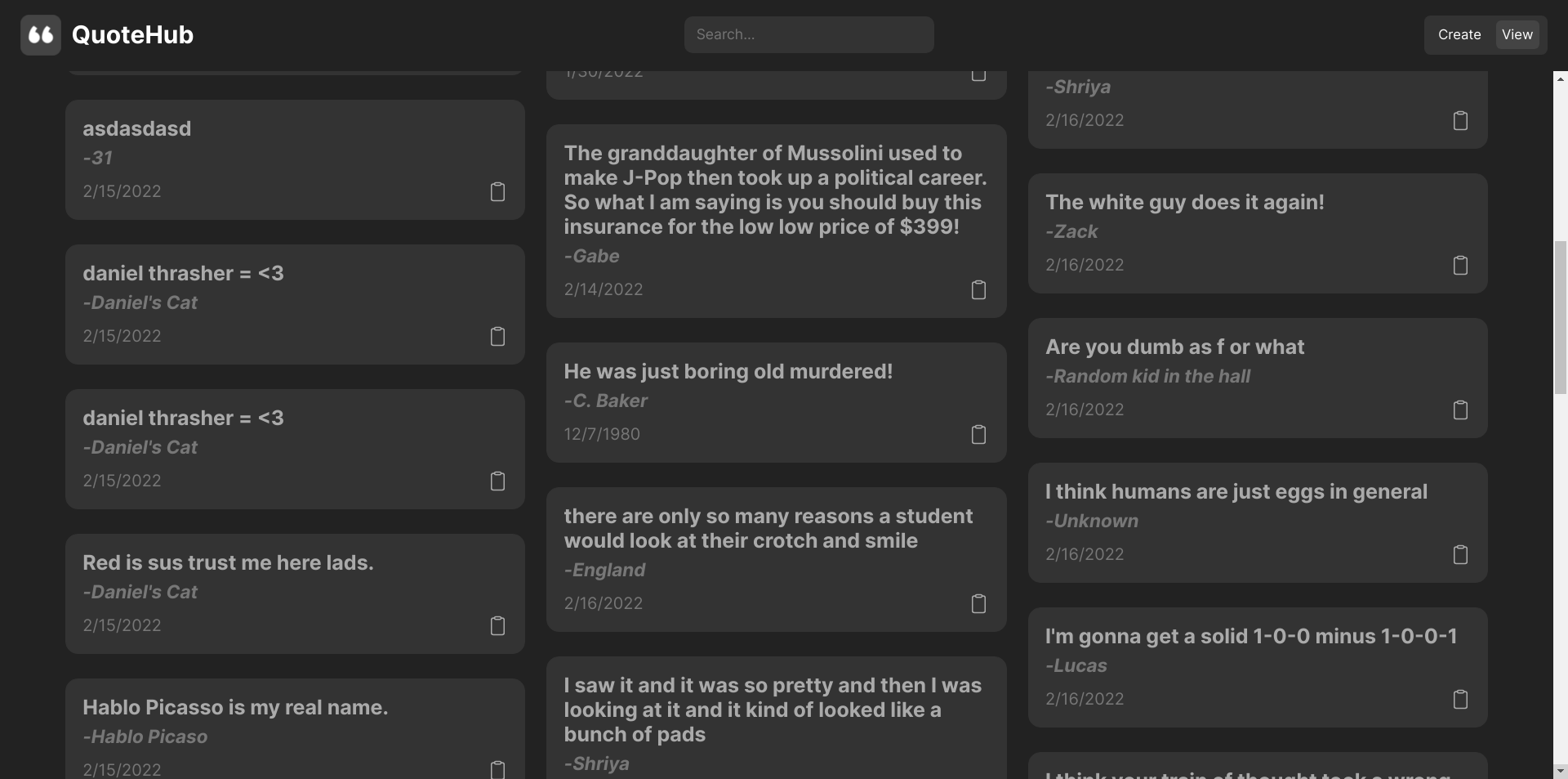 QuoteHub gallery image