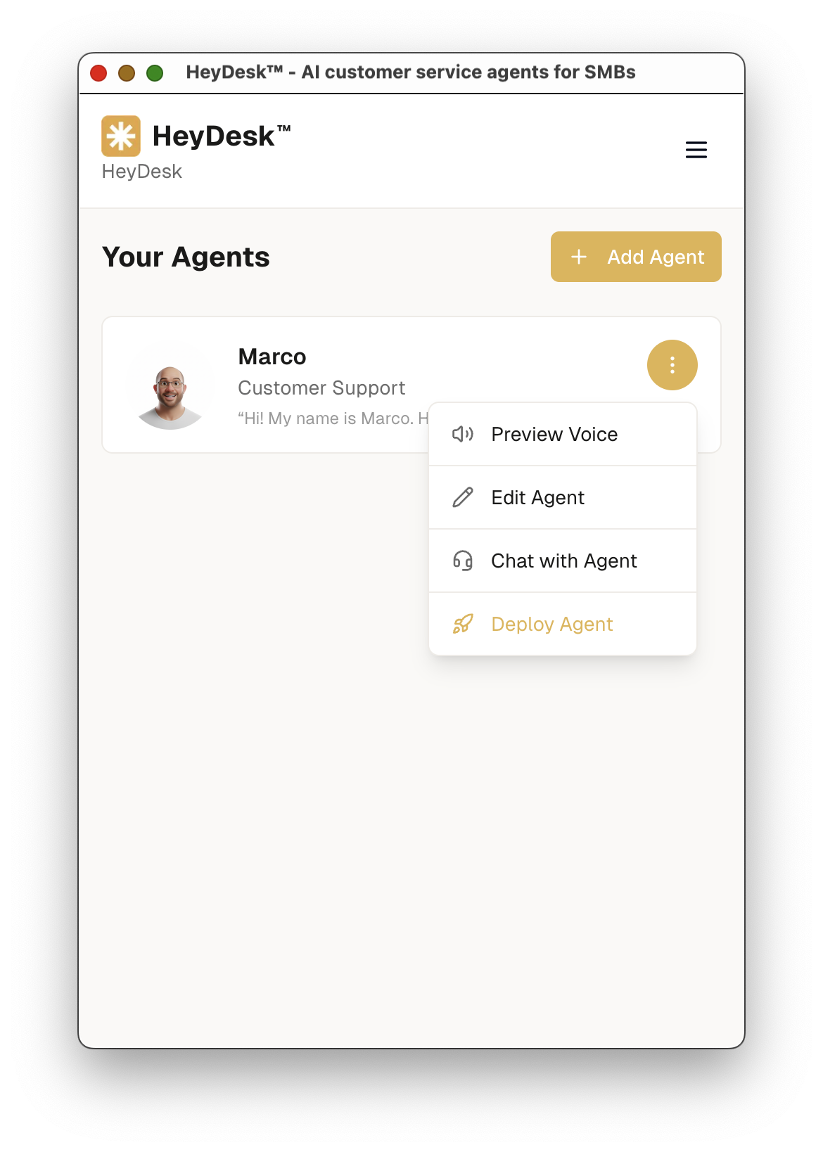 HeyDesk™ - Screenshot 5 showing product features and functionality