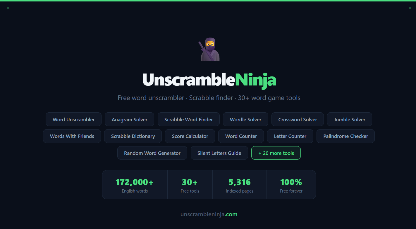 UnscrambleNinja gallery image