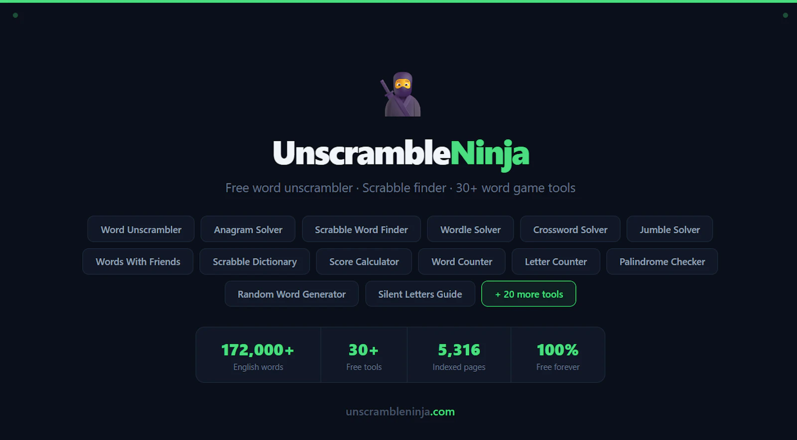 UnscrambleNinja screenshot 1