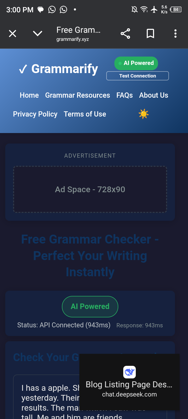 Grammarify - Main product screenshot demonstrating key features and user interface