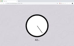 Analog Percent Clock media 2