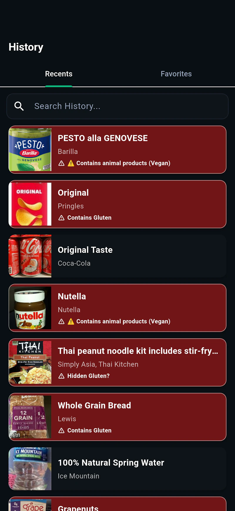 Skannist: The fast, private food scanner screenshot 2