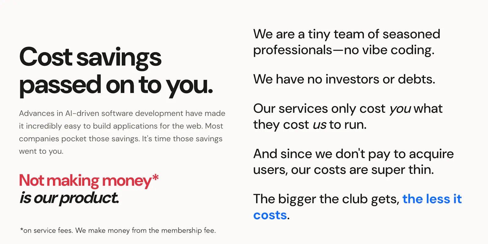 At-Cost Club screenshot 2