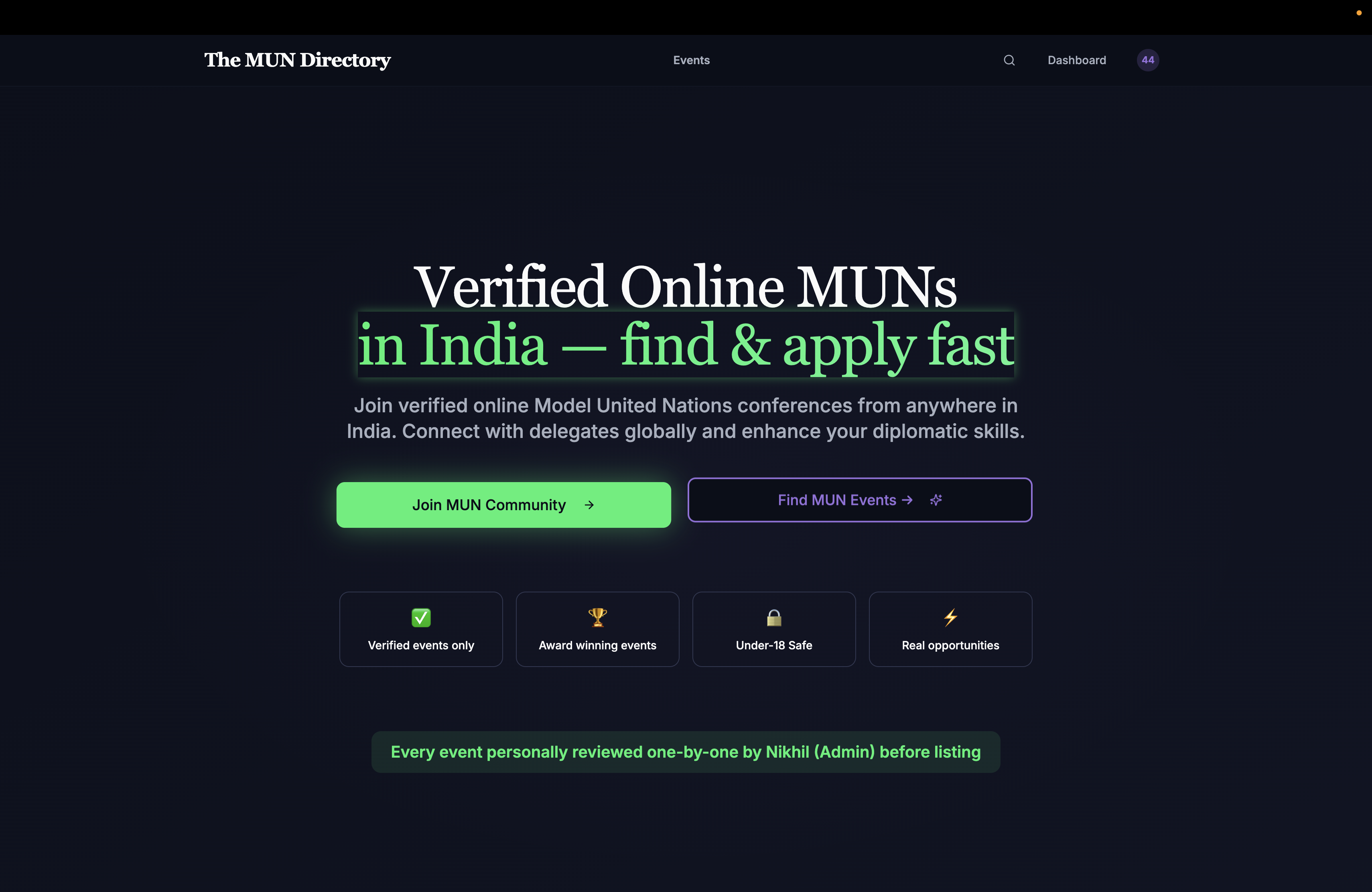 The MUN Directory screenshot 1