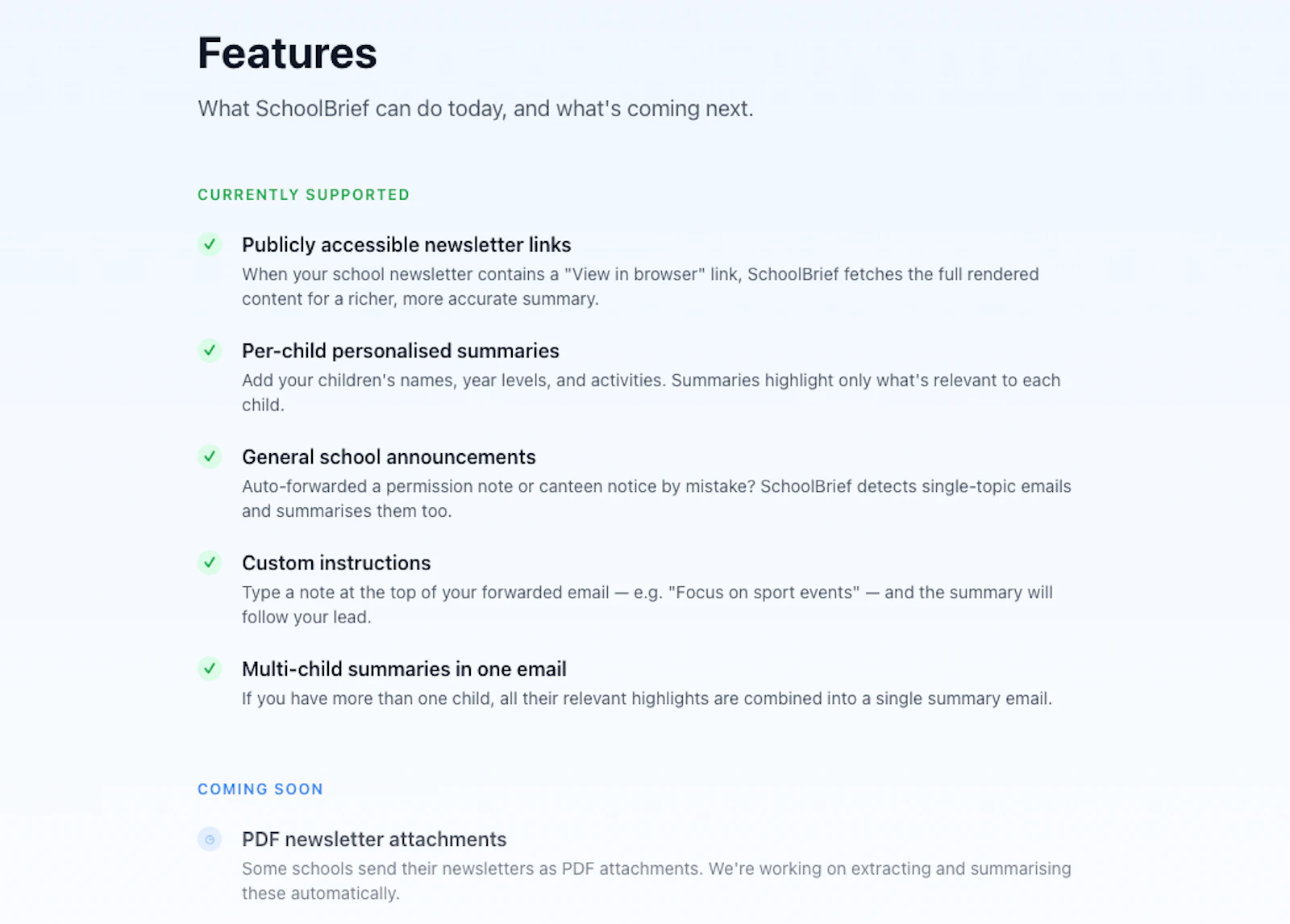 SchoolBrief screenshot 4