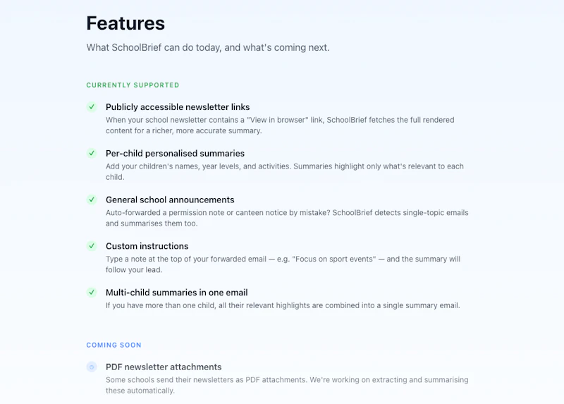 SchoolBrief screenshot 4