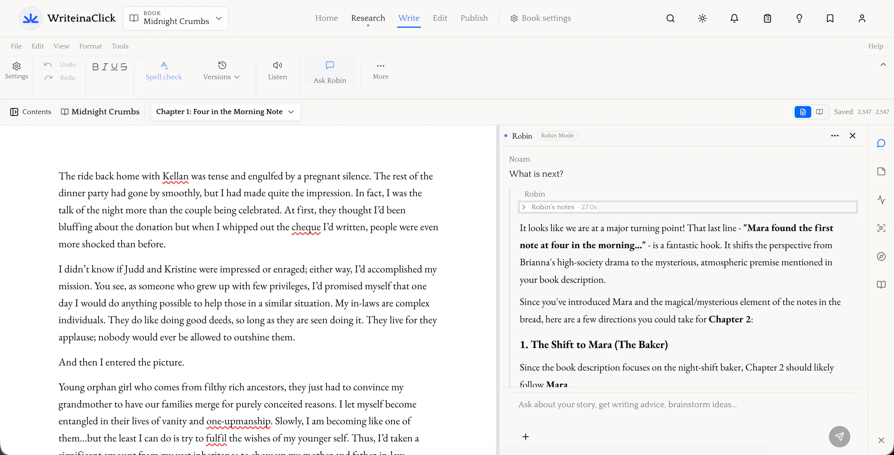 WriteinaClick gallery image