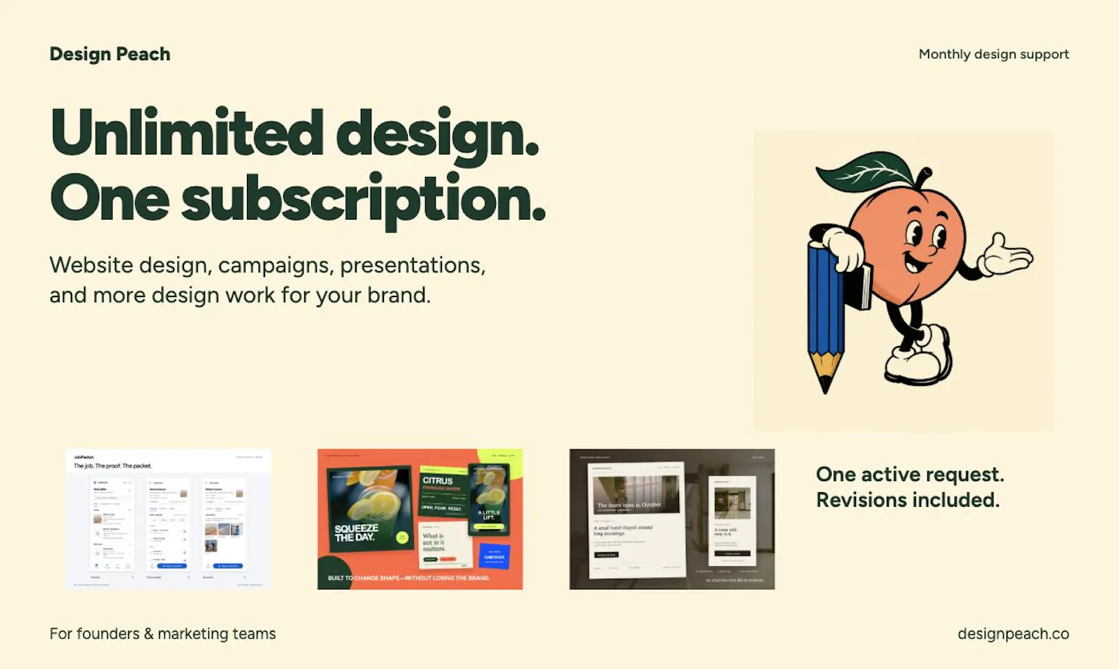 Design Peach screenshot 1