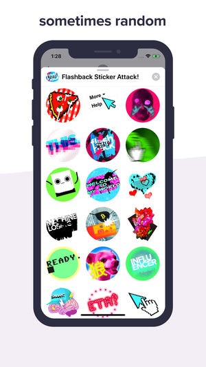 Flashback Sticker Attack! iMessage Stickers gallery image
