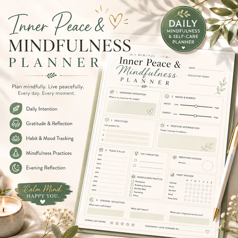 Inner Peace & Mindfulness Planner screenshot 3