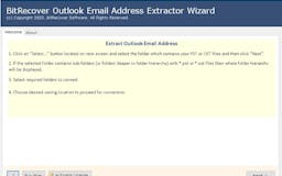 Outlook Email Address Extractor Wizard  media 2