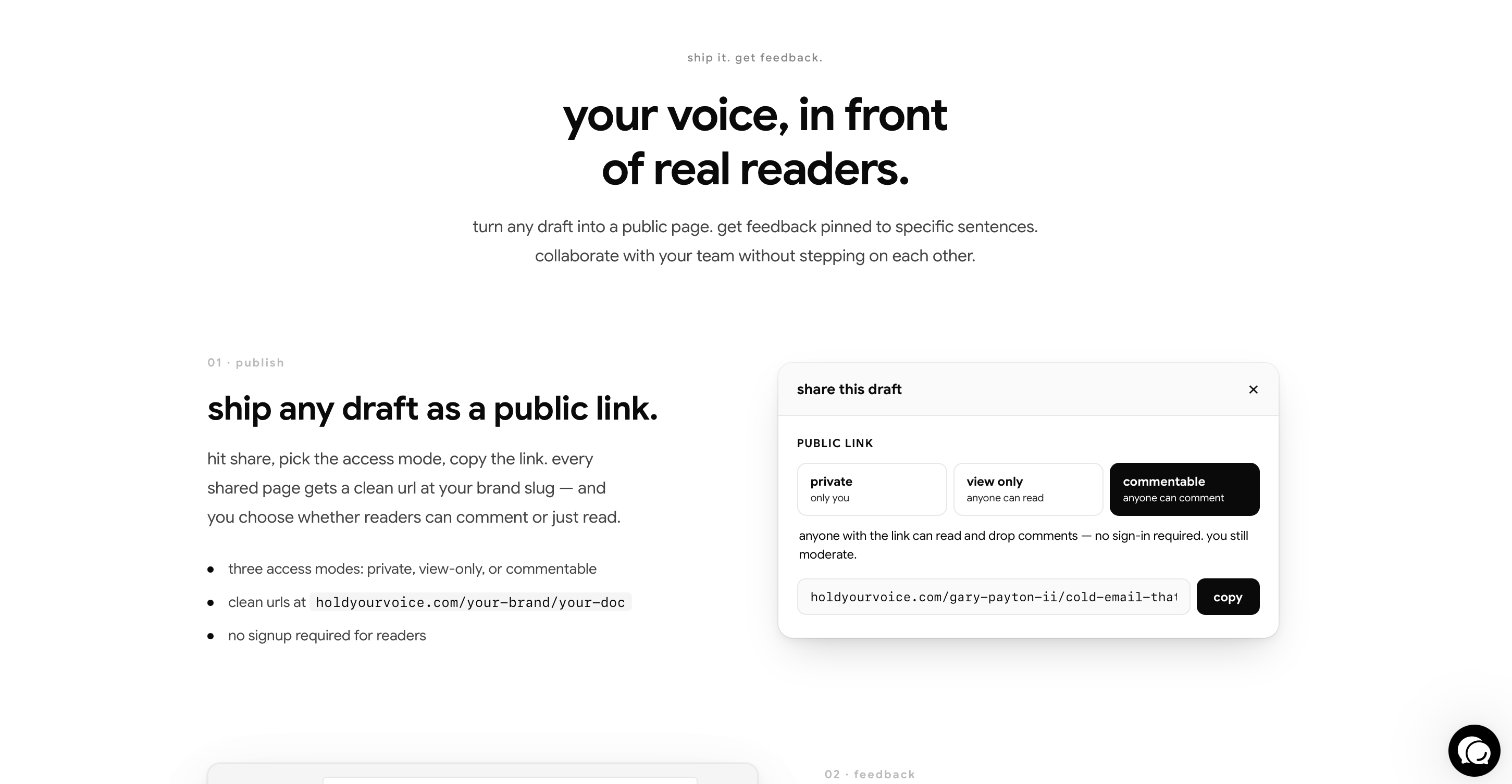 hold your voice gallery image