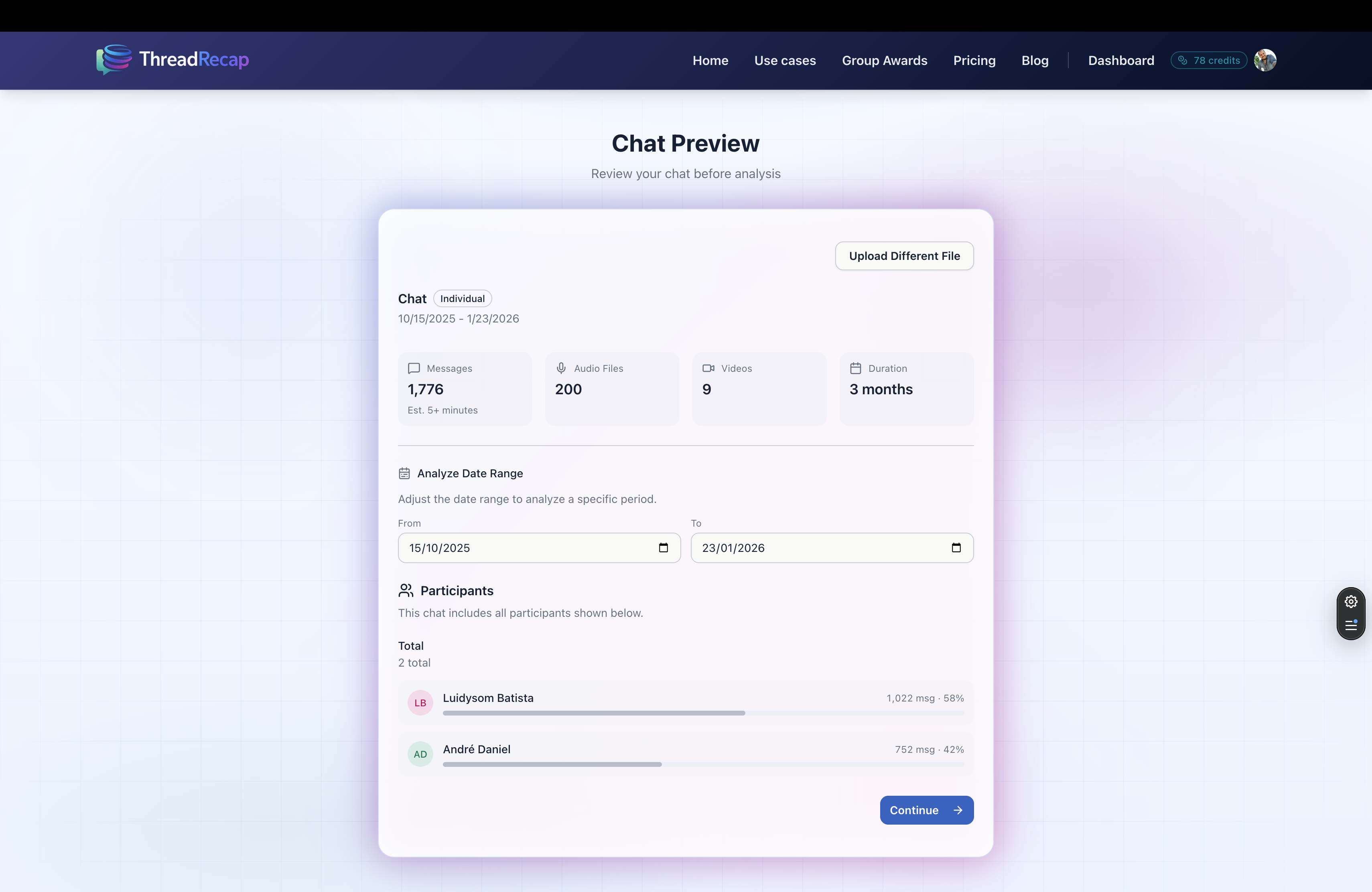 ThreadRecap gallery image