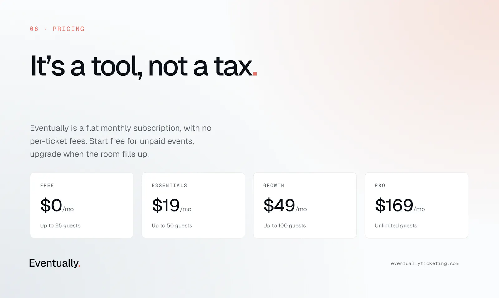 Eventually Ticketing screenshot 8