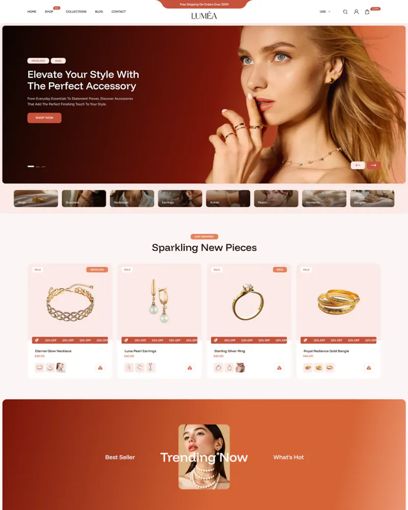 Regalia Shopify Theme screenshot 1