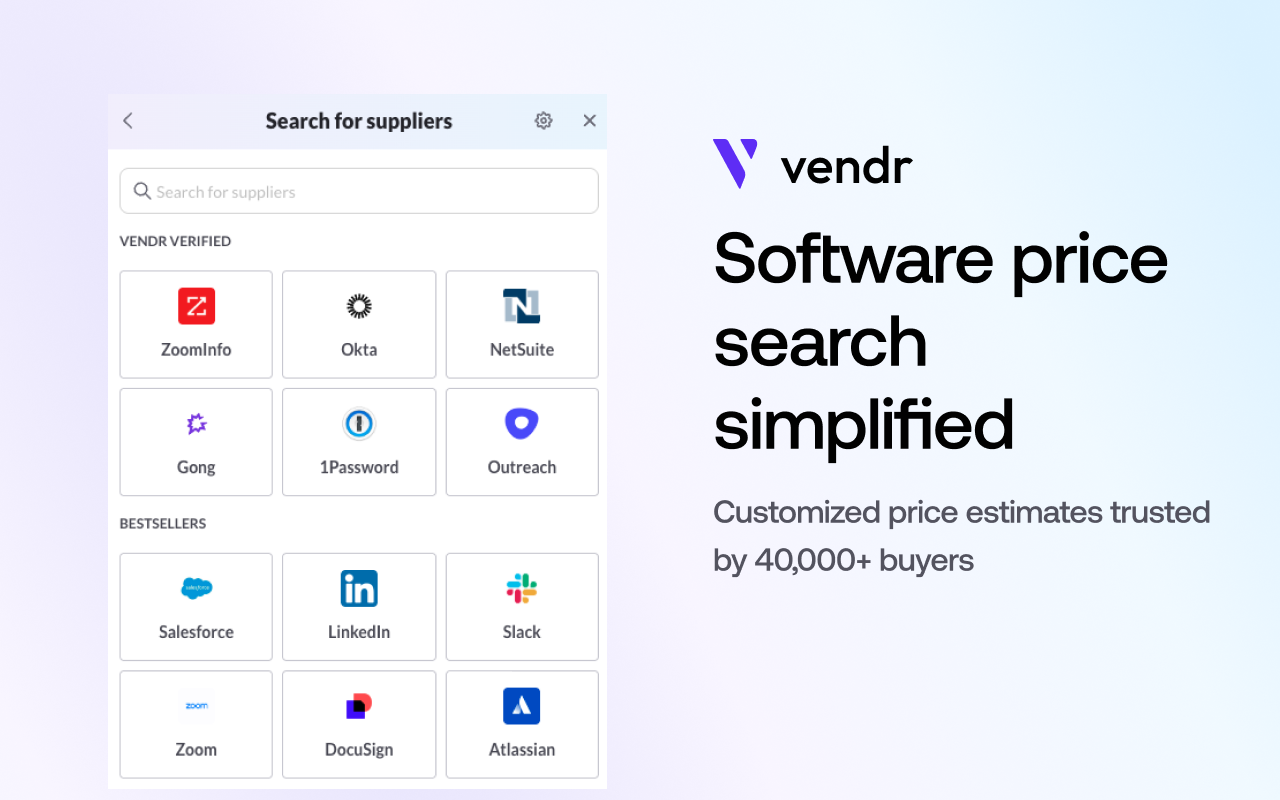 Software Prices by Vendr gallery image