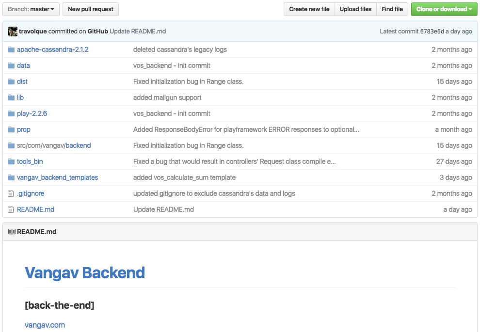 Vangav Backend - Open Source REST Service Generator