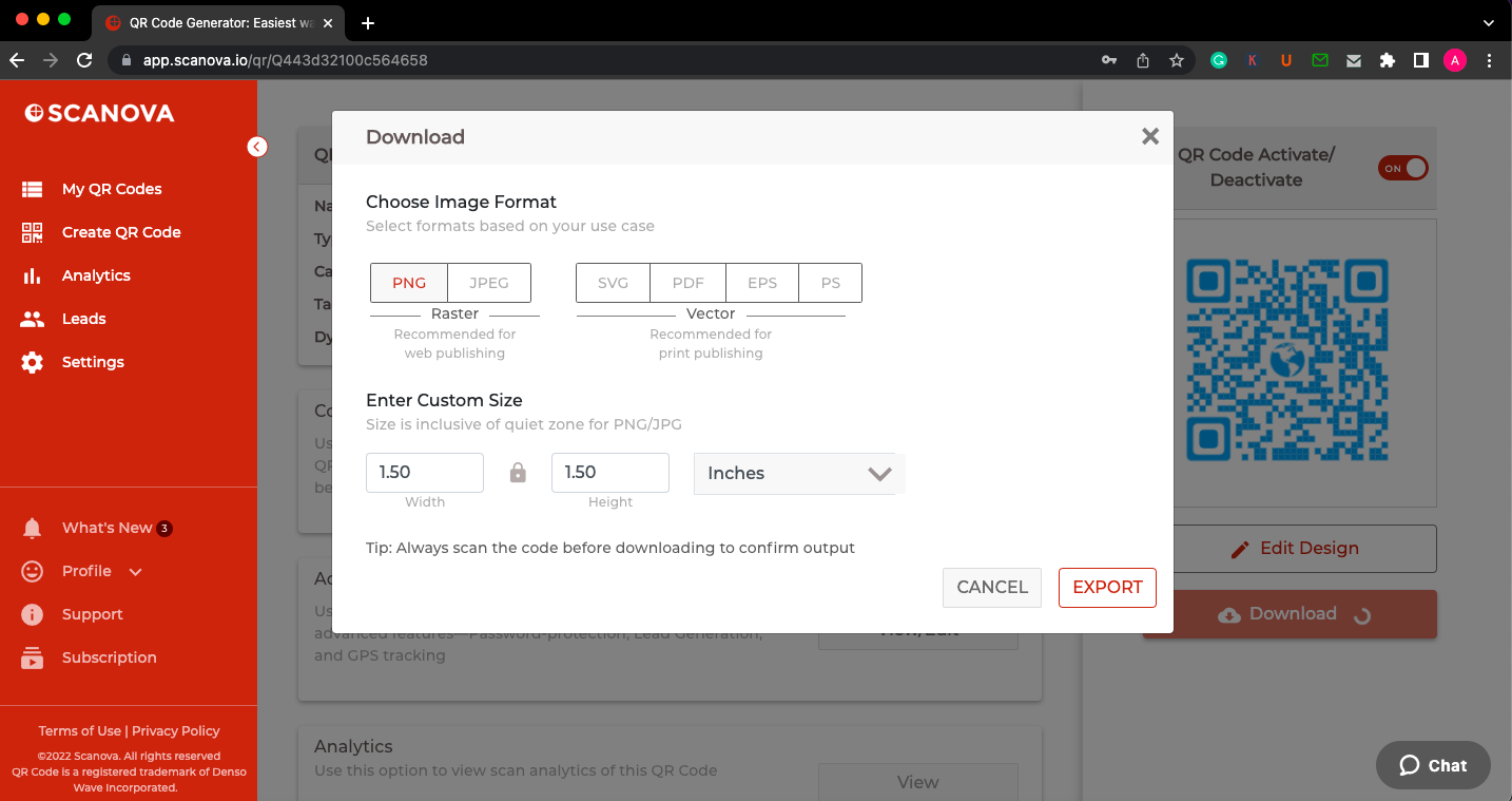 Scanova QR Code Generator gallery image