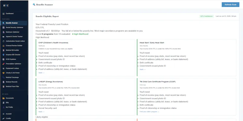 Healthvocate.com screenshot 6