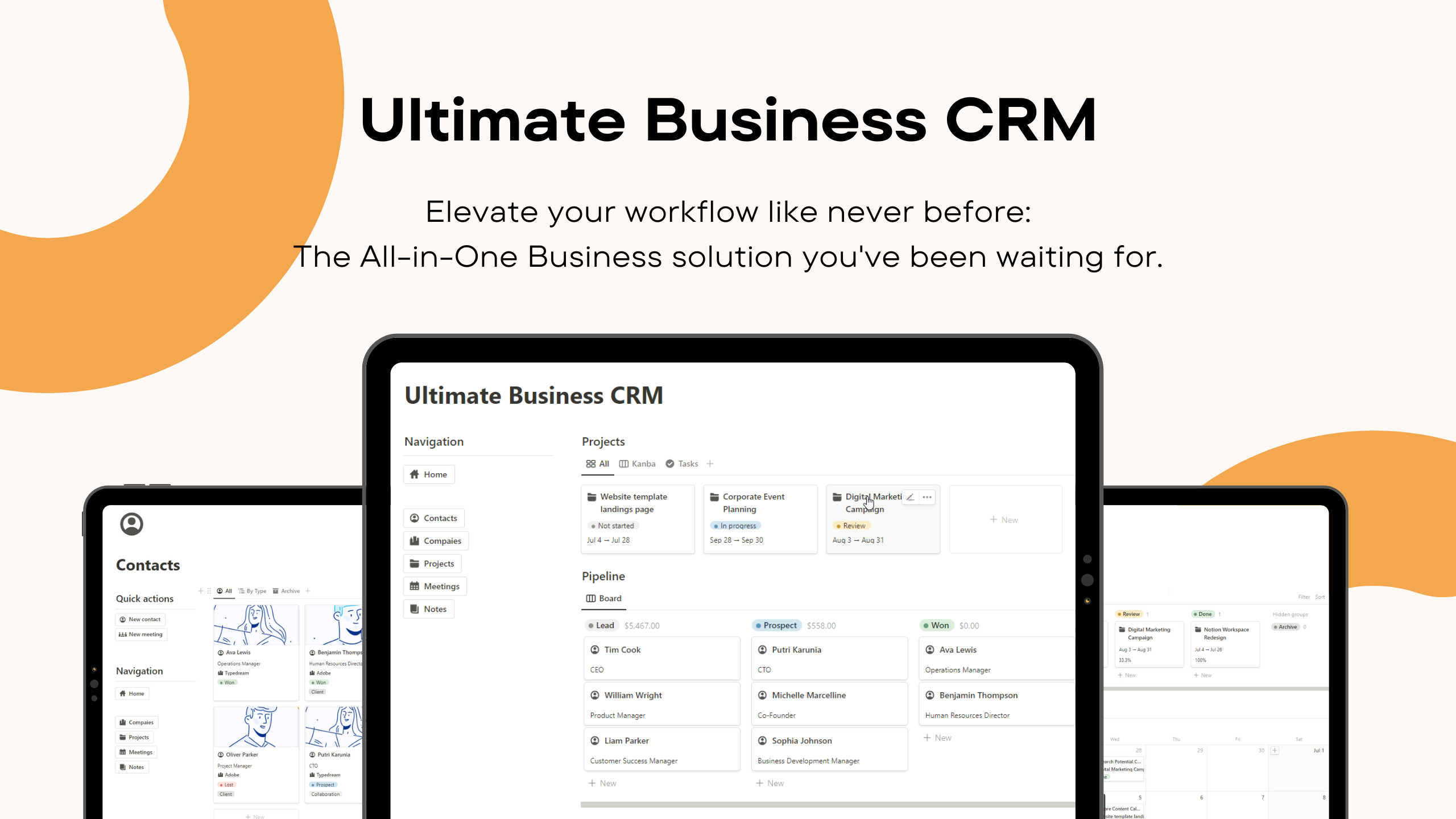 startuptile Ultimate Business CRM-Skyrocket your business simplify organize excel