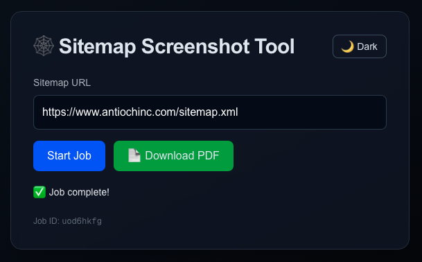 Sitemap Screenshot Tool gallery image