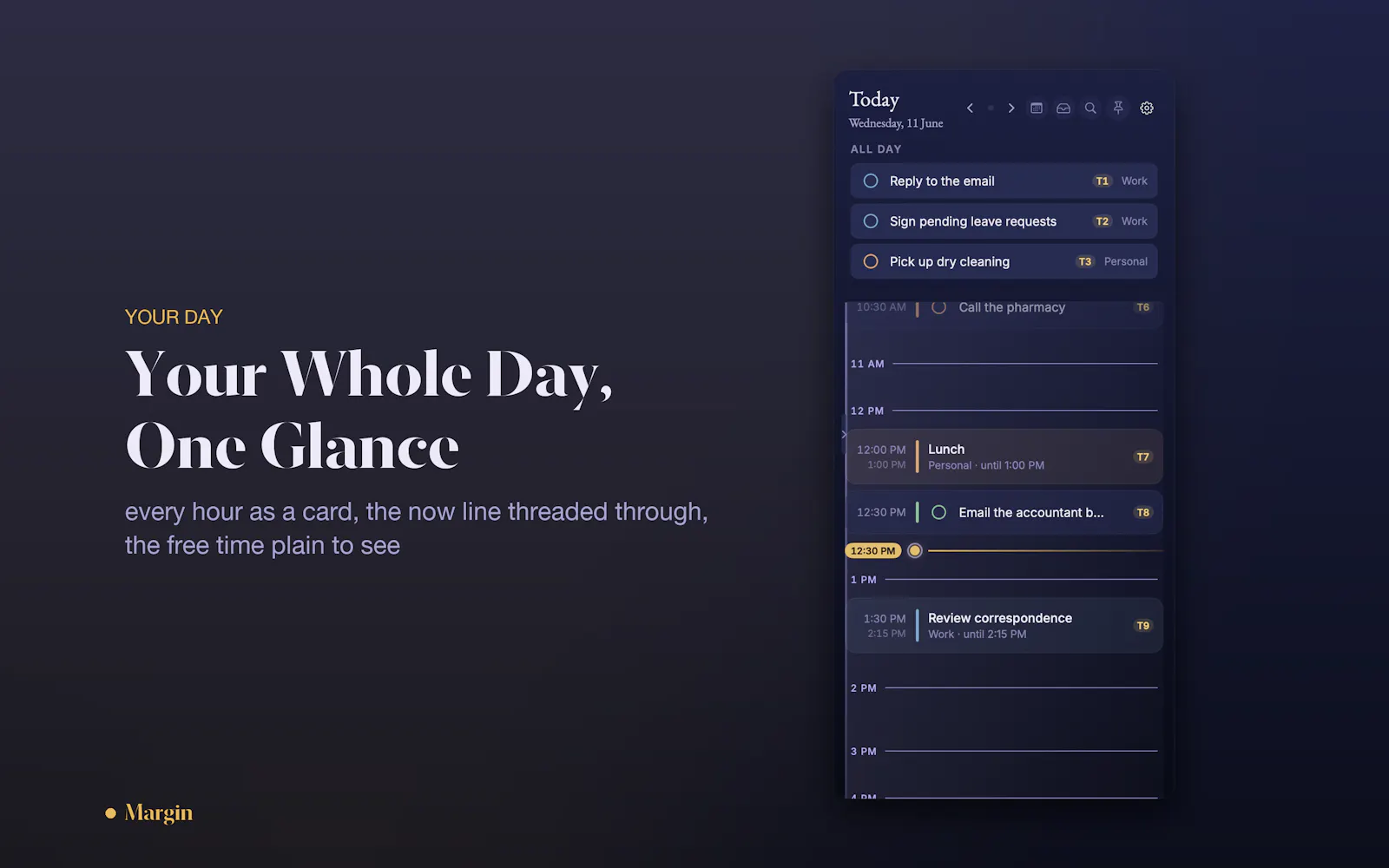 Margin Day Planner screenshot 3