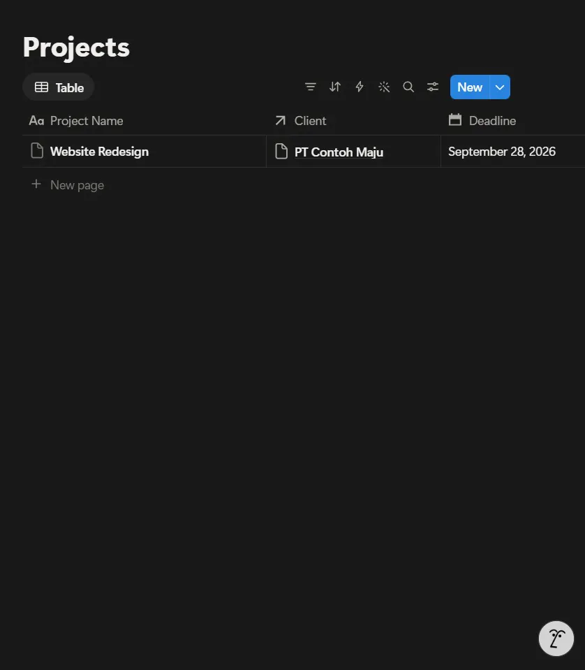 Freelance Client Management System gallery image
