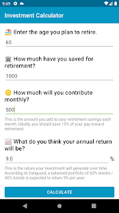 Investment Calculator gallery image