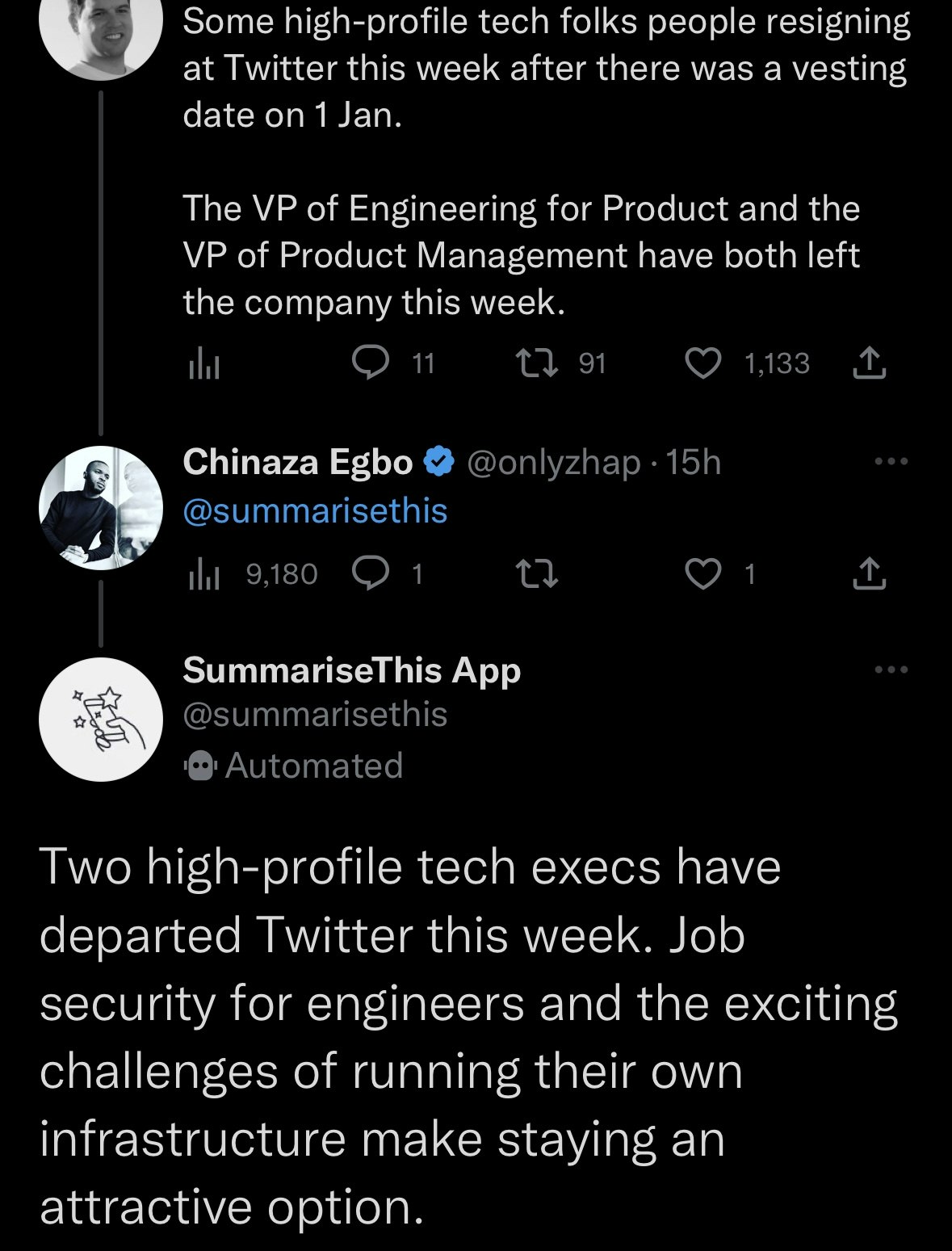 @SummariseThis - Get the gist of threads in one tweet with @summarisethis media 2