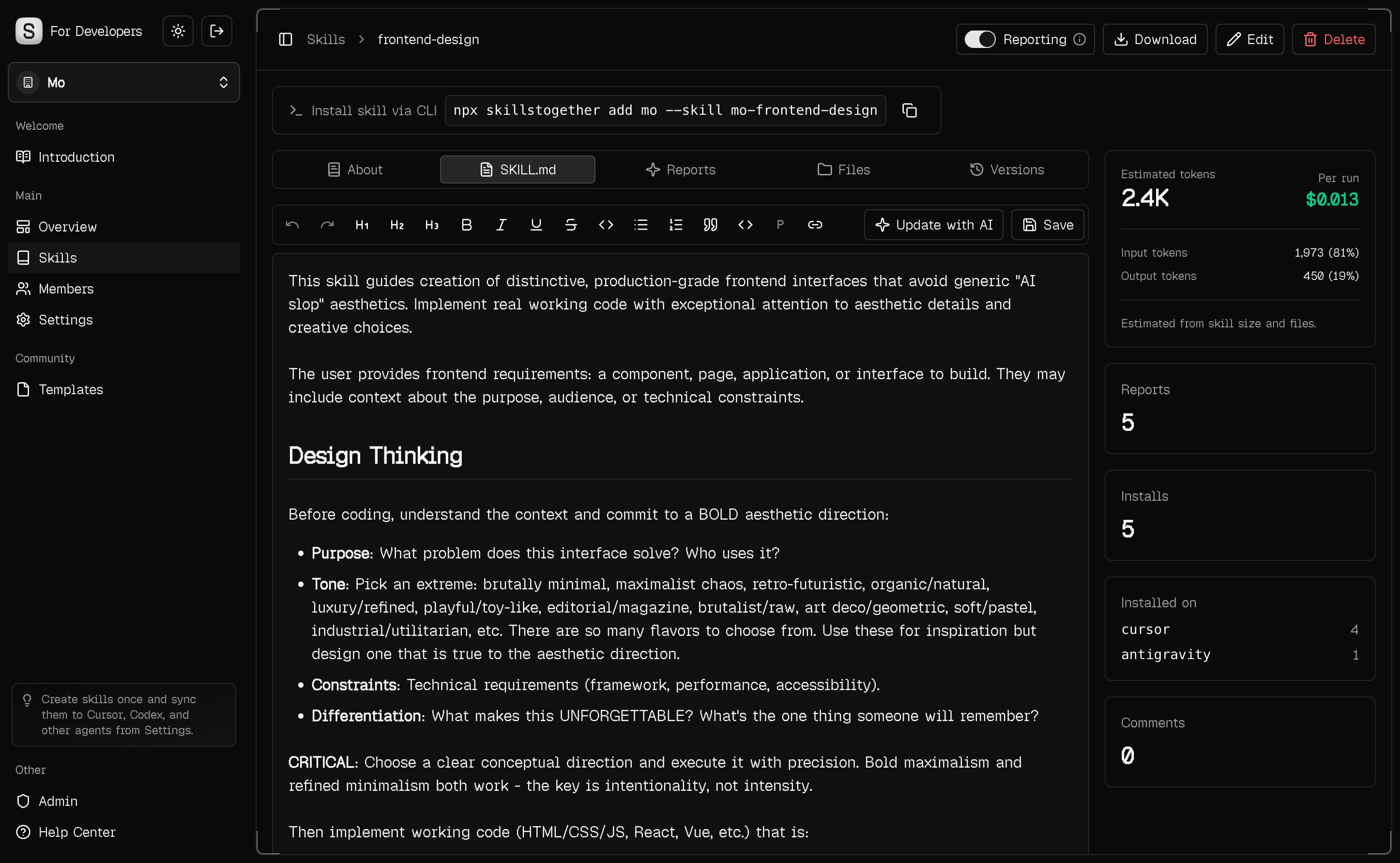 SkillsTogether - Screenshot 3 showing product features and functionality
