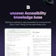 uncover Accessibility - Knowledge Base
