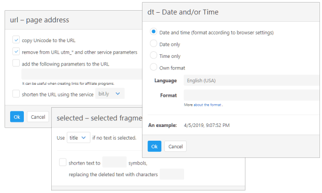 Rich URL Chrome extension gallery image