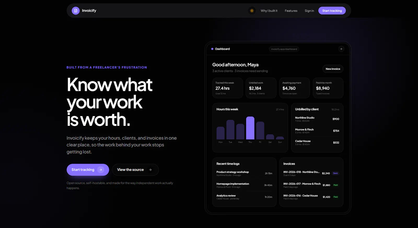 Invoicify screenshot 1
