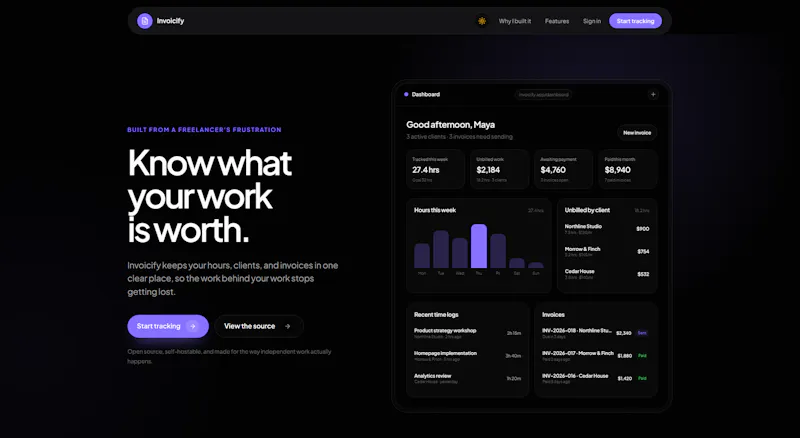 Invoicify screenshot 1