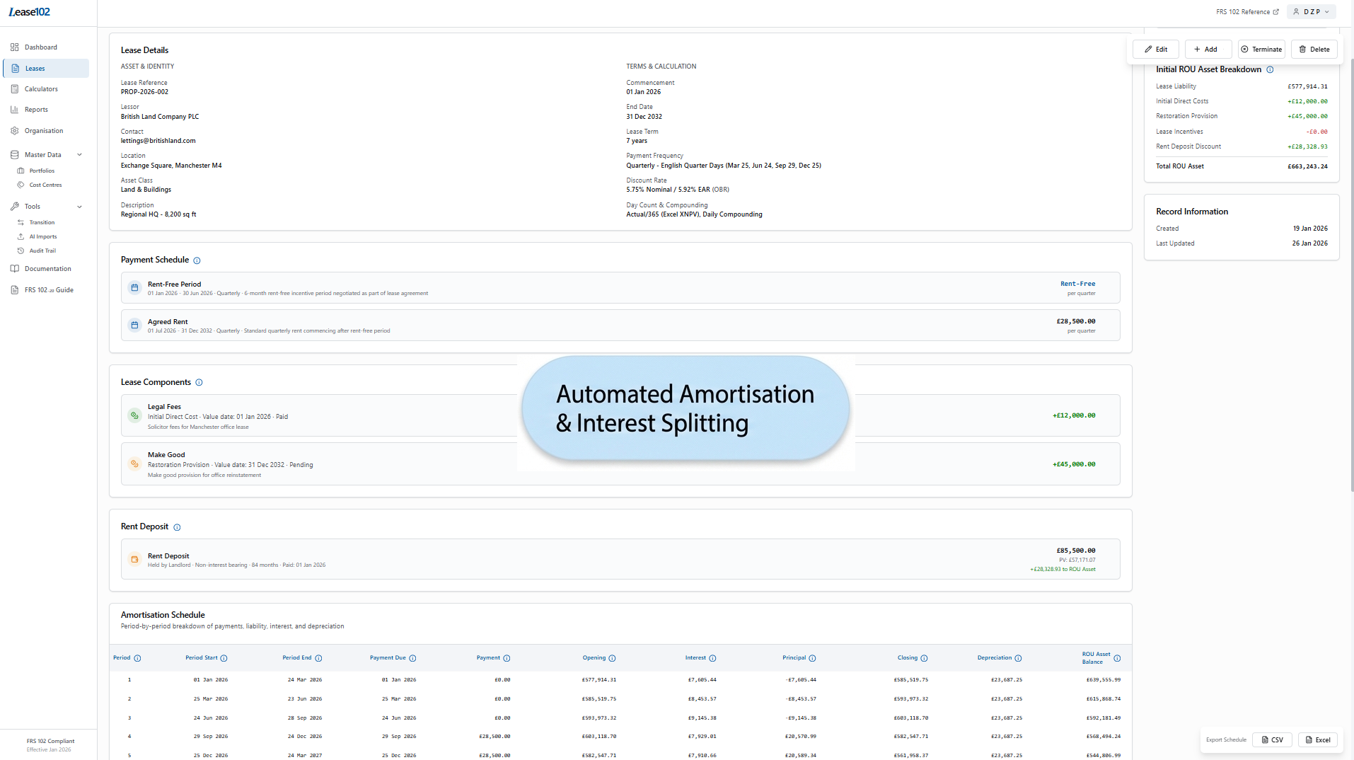 Lease102 - FRS 102 Lease Accounting  gallery image