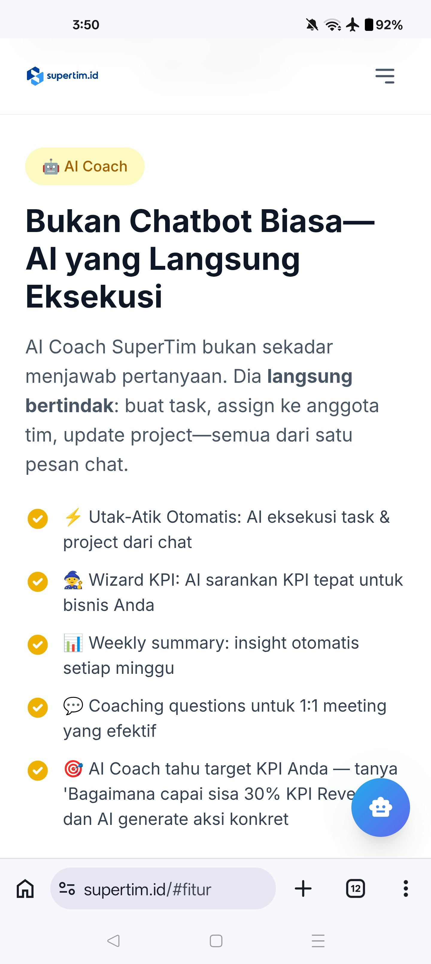 Supertim.id harga founding member gallery image