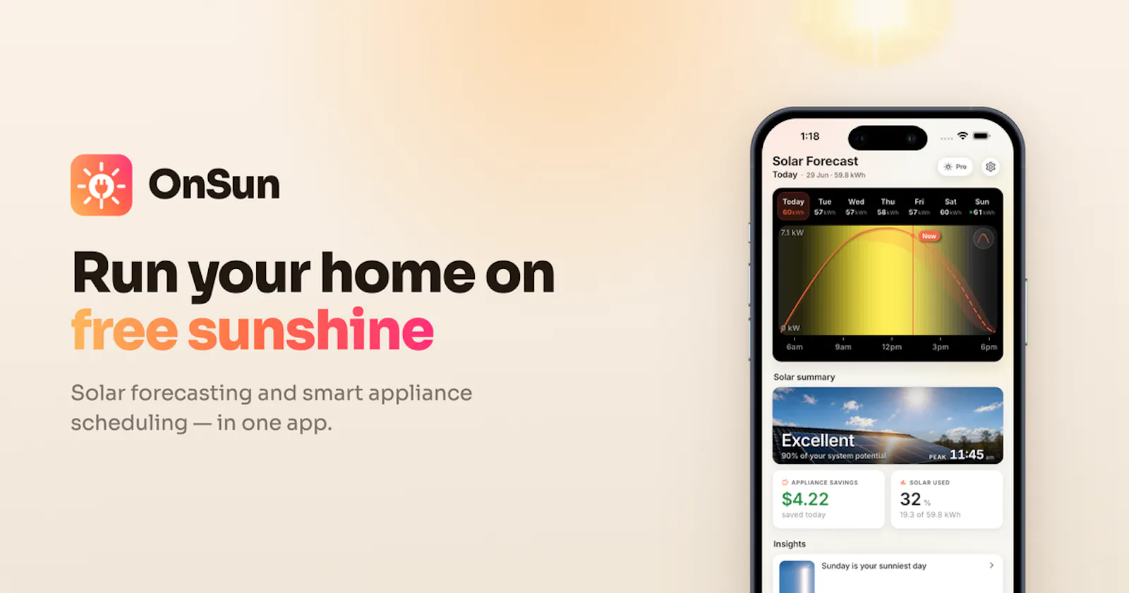 Rooftop Solar Forecaster screenshot 2