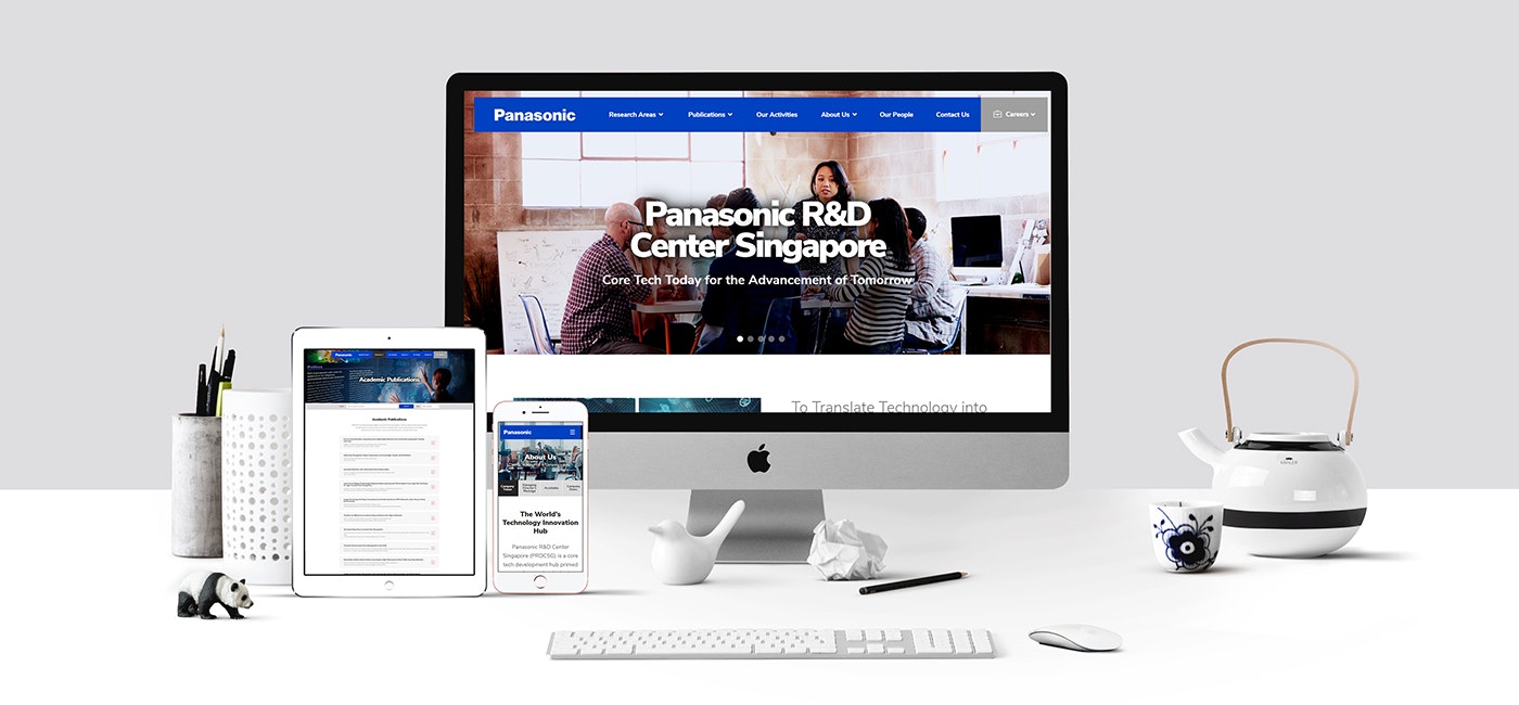 Panasonic R&D Center Singapore Website