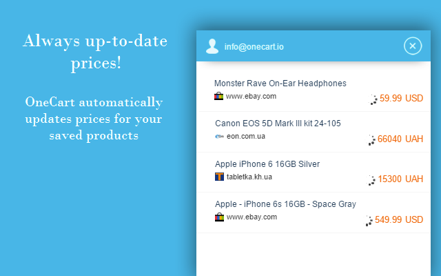 OneCart.io gallery image
