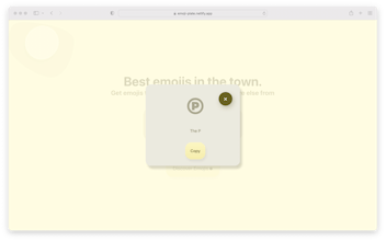 Emoji plate gallery image