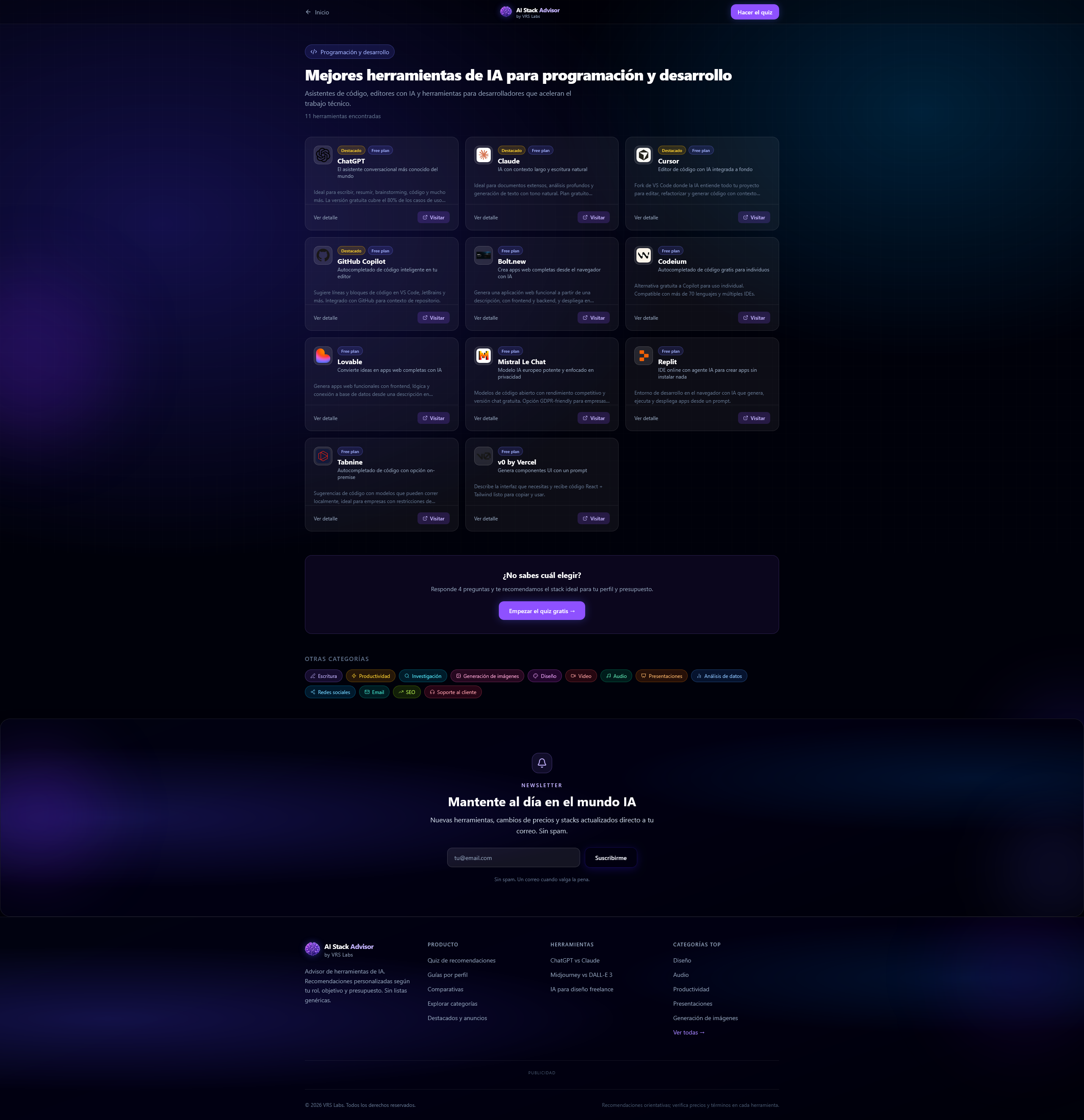 AI Stack Advisor by VRS Labs gallery image