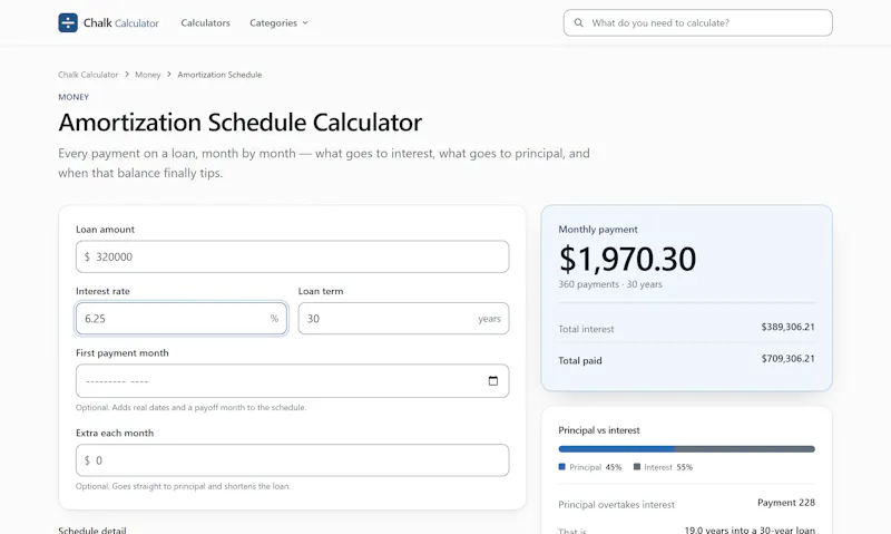 Chalk Calculator screenshot 2