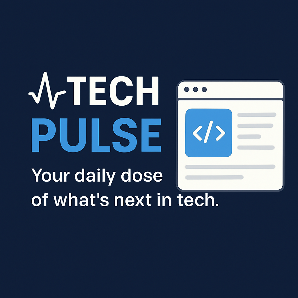 TechPulse  - Product Hunt launch logo and brand identity