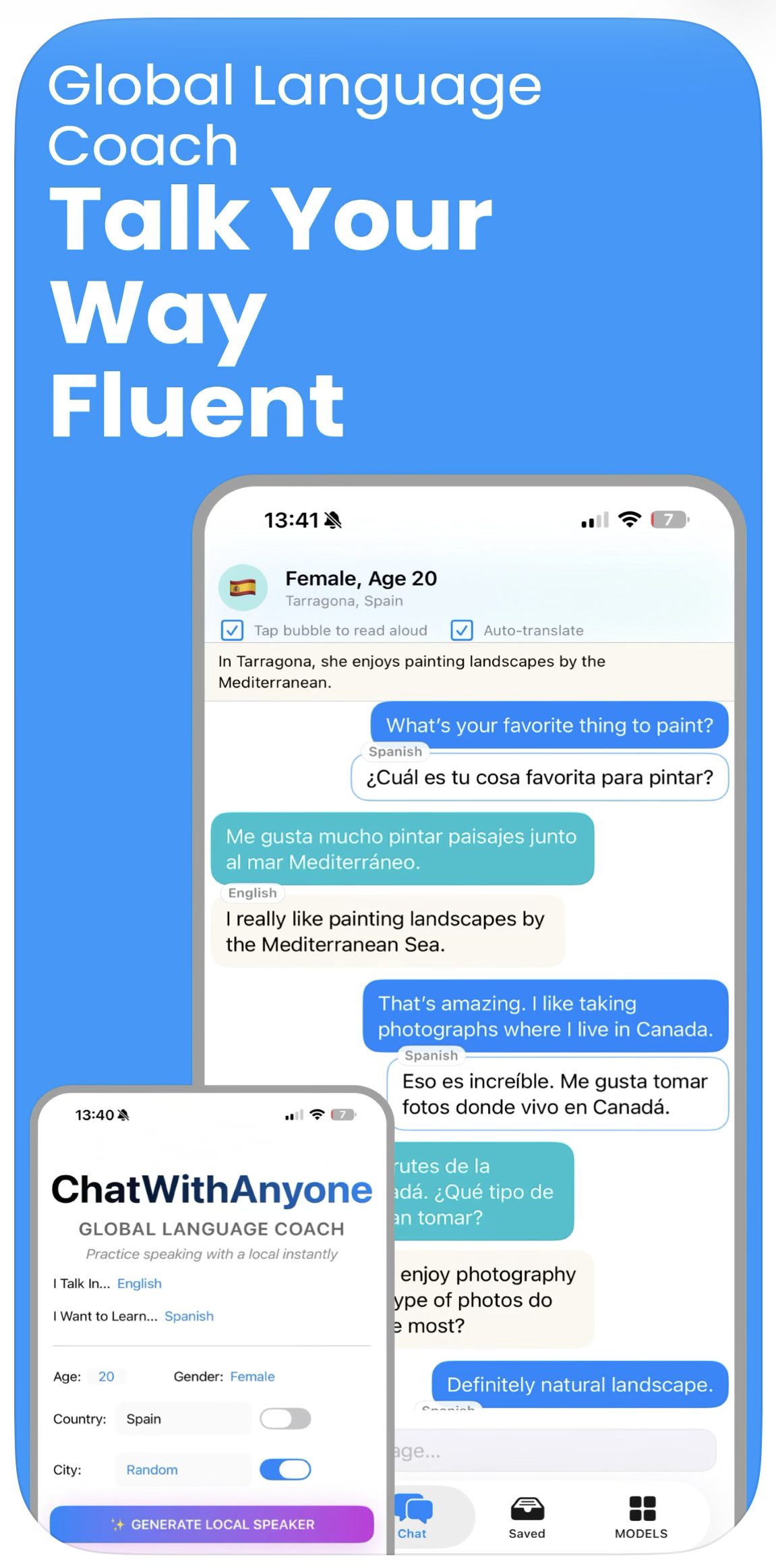 चैटविथानोन - ऑन-डिवाइस एआई।निजी।तेज़।IPhones WIH iOS 26 के लिए निर्मित। मीडिया 3