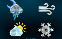 How is the weather (FREE 3D Icon Pack) media 1