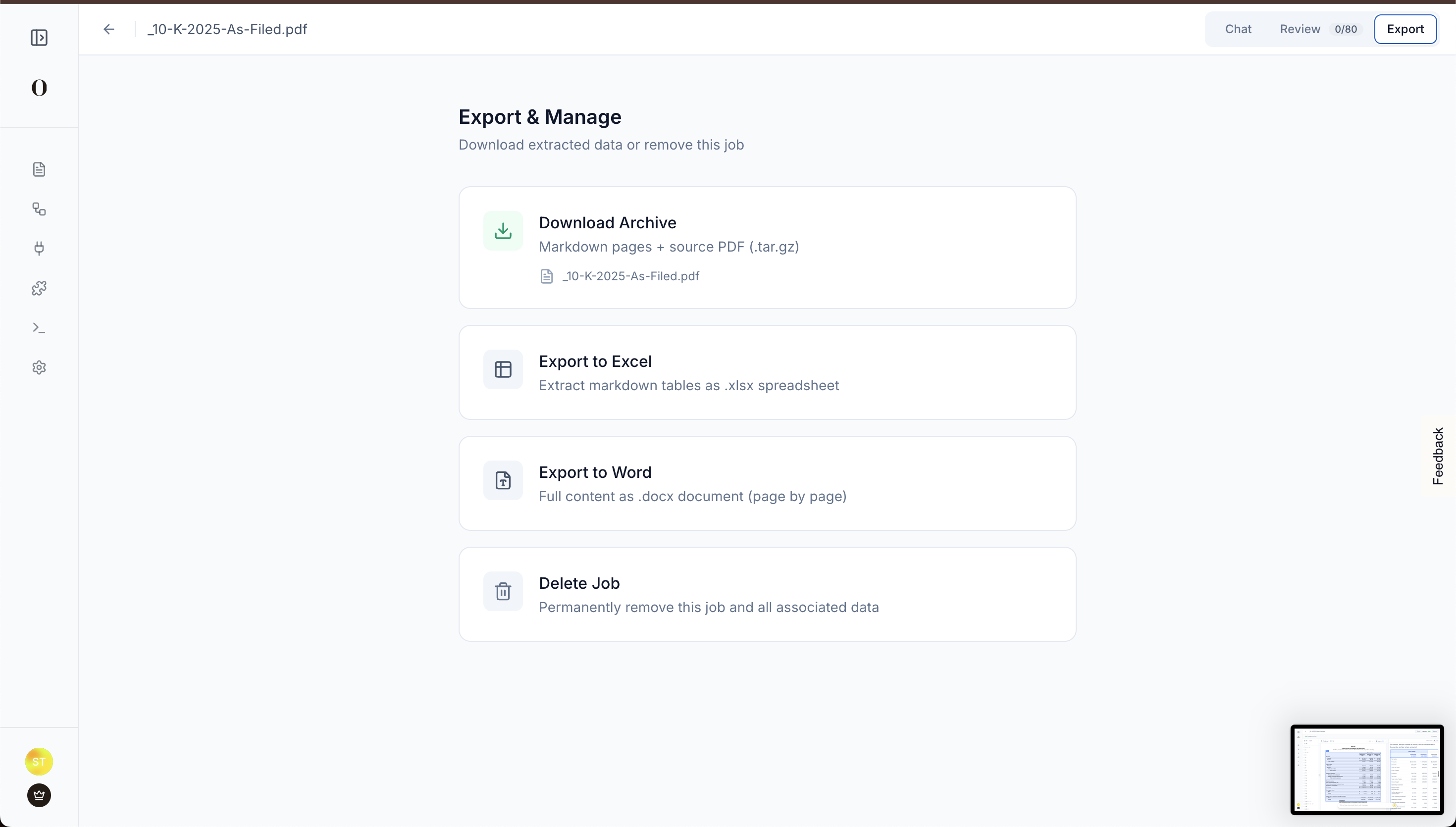 OkraPDF - Screenshot 3 showing product features and functionality